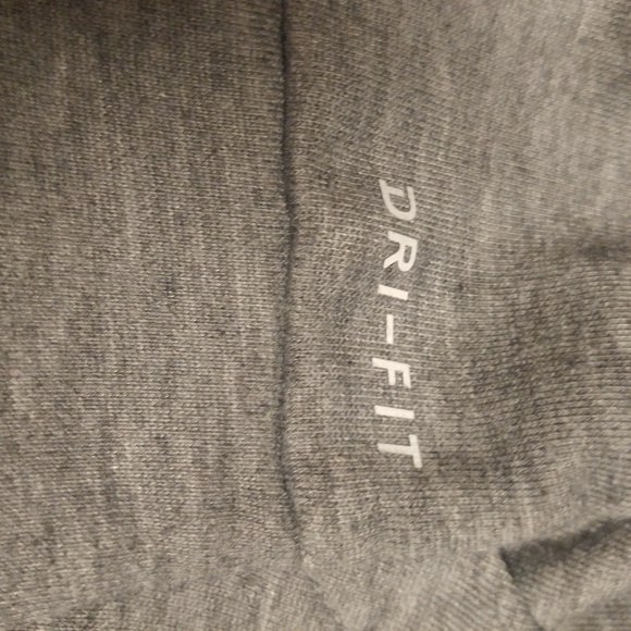 Nike • Girls Unisex Zip Front Hoodie Hooded Gray dri fit kids unisex sweatshirt - Picture 7 of 8